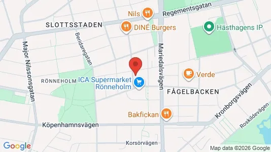 Apartments for rent i Malmö City - kort over placeringen