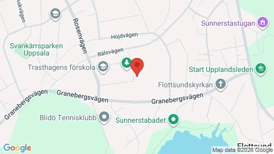 Apartments for rent i Uppsala - kort over placeringen