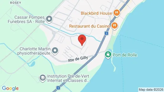 Apartments for rent i Nyon - kort over placeringen