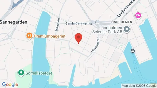 Apartments for rent i Lundby - kort over placeringen