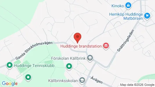 Apartments for rent i Huddinge - kort over placeringen