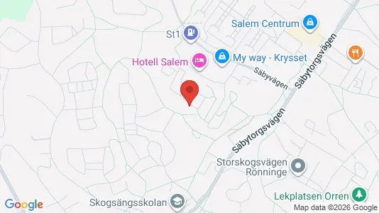 Apartments for rent i Salem - kort over placeringen