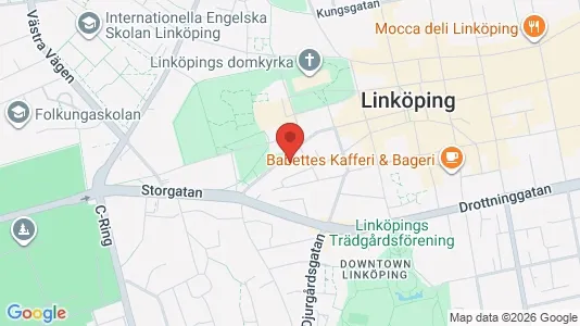 Apartments for rent i Linköping - kort over placeringen