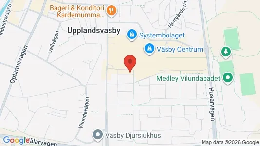 Apartments for rent i Upplands Väsby - kort over placeringen