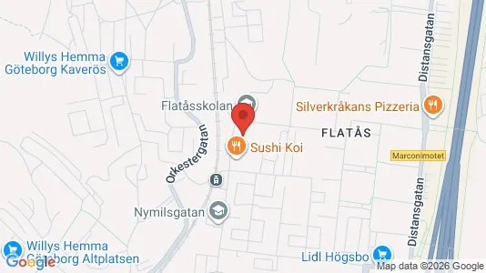 Apartments for rent i Askim-Frölunda-Högsbo - kort over placeringen