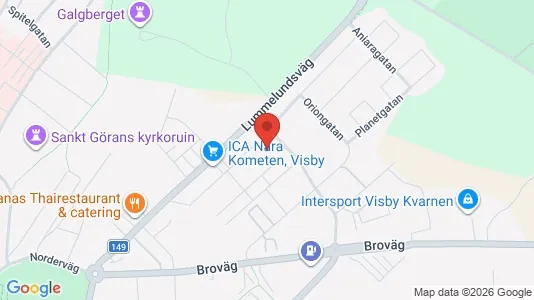 Apartments for rent i Gotland - kort over placeringen