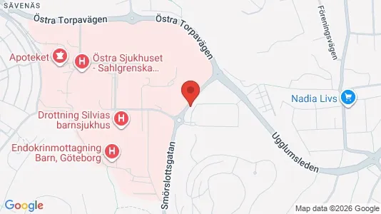 Apartments for rent i Örgryte-Härlanda - kort over placeringen