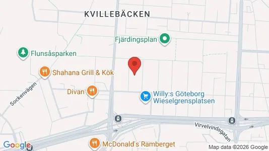 Apartments for rent i Lundby - kort over placeringen