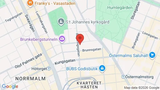 Apartments for rent i Stockholm City - kort over placeringen