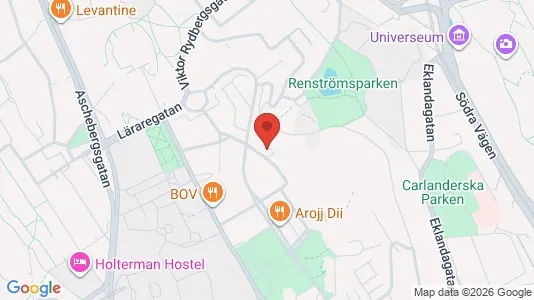 Apartments for rent i Johanneberg - kort over placeringen