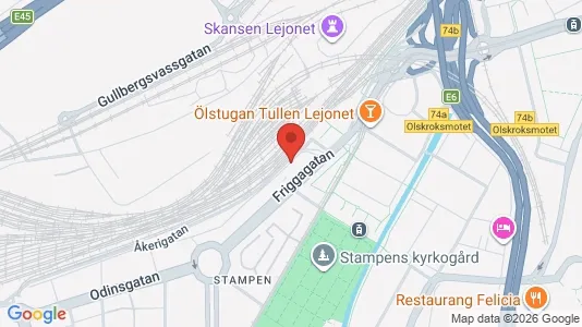 Apartments for rent i Gothenburg City Centre - kort over placeringen