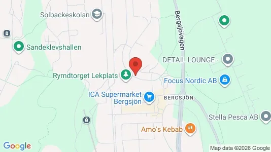 Apartments for rent i Gothenburg East - kort over placeringen