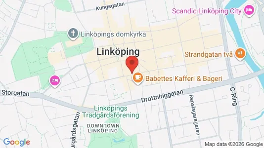 Apartments for rent i Linköping - kort over placeringen