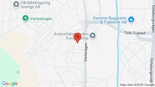 Apartments for rent i Kungsbacka - kort over placeringen
