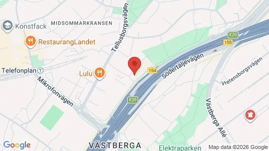 Apartments for rent i Stockholm South - kort over placeringen