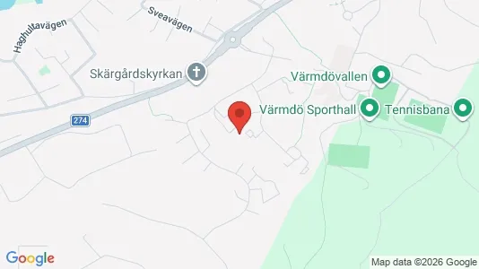Apartments for rent i Värmdö - kort over placeringen