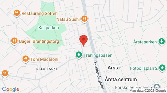 Apartments for rent i Sala - kort over placeringen