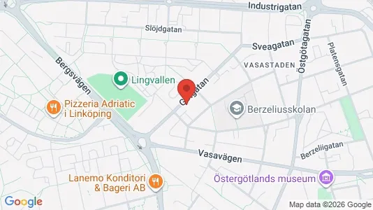 Apartments for rent i Linköping - kort over placeringen