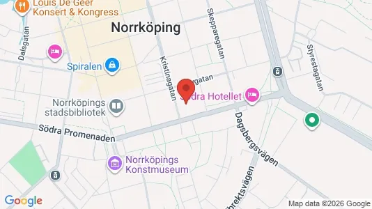 Apartments for rent i Norrköping - kort over placeringen
