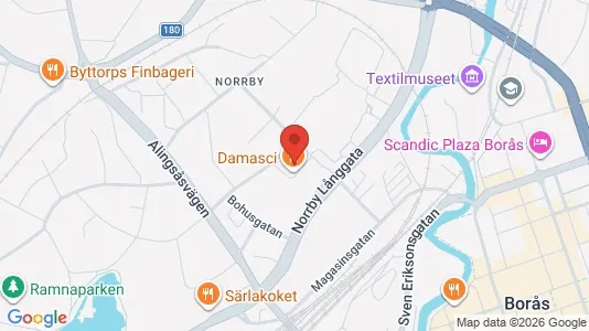 Apartments for rent i Borås - kort over placeringen