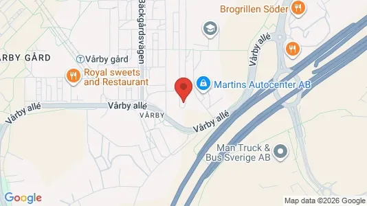 Apartments for rent i Huddinge - kort over placeringen