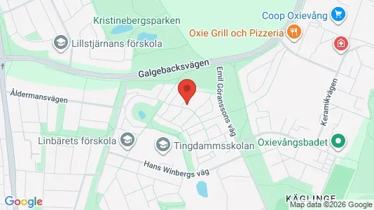 Apartments for rent i Oxie - kort over placeringen