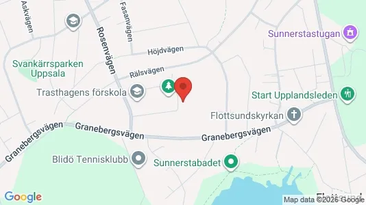 Apartments for rent i Uppsala - kort over placeringen