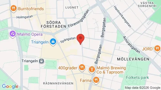 Apartments for rent i Malmö City - kort over placeringen