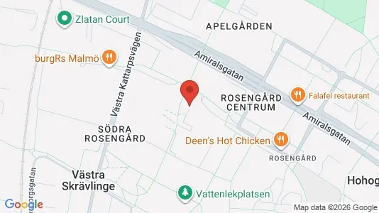 Apartments for rent i Rosengård - kort over placeringen