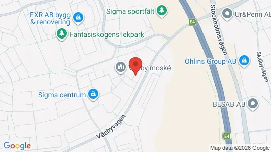 Apartments for rent i Upplands Väsby - kort over placeringen