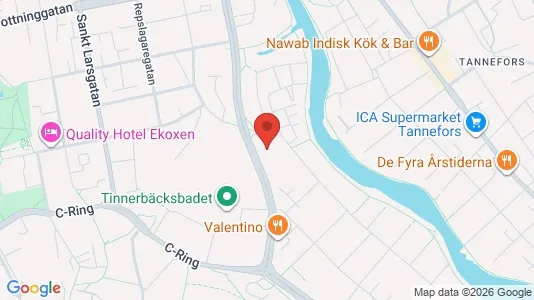 Apartments for rent i Linköping - kort over placeringen