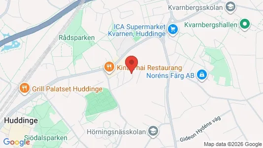 Apartments for rent i Huddinge - kort over placeringen