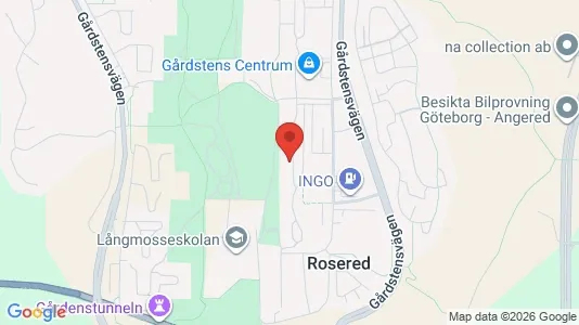 Apartments for rent i Angered - kort over placeringen