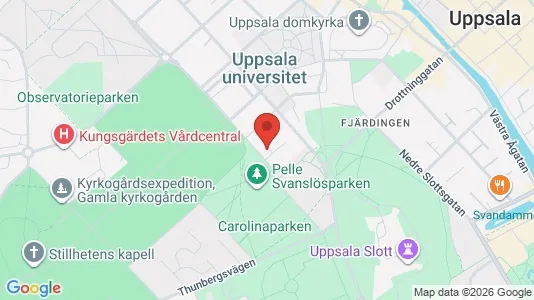 Apartments for rent i Uppsala - kort over placeringen