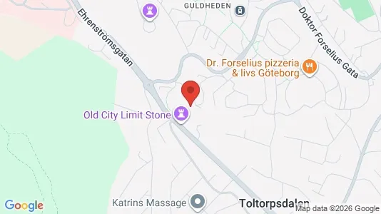 Apartments for rent i Gothenburg City Centre - kort over placeringen