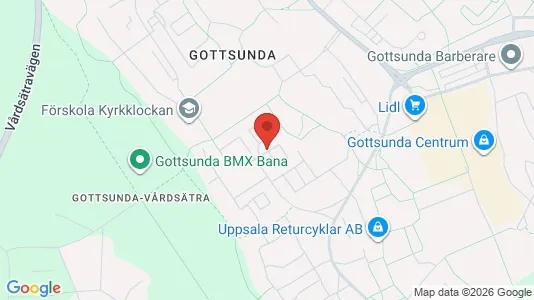Apartments for rent i Uppsala - kort over placeringen
