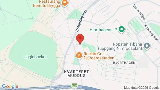 Apartments for rent i Gärdet/Djurgården - kort over placeringen