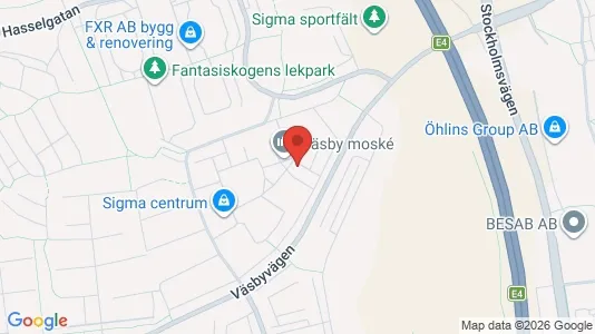 Apartments for rent i Upplands Väsby - kort over placeringen