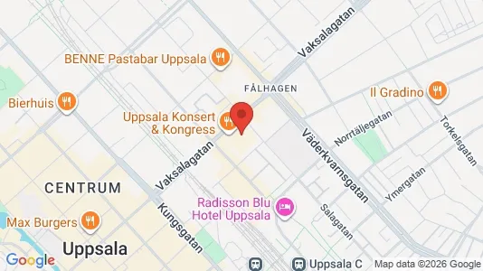Apartments for rent i Uppsala - kort over placeringen