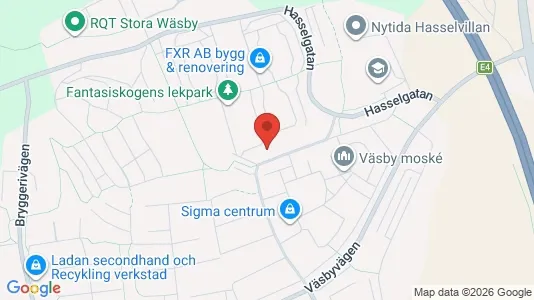 Apartments for rent i Upplands Väsby - kort over placeringen