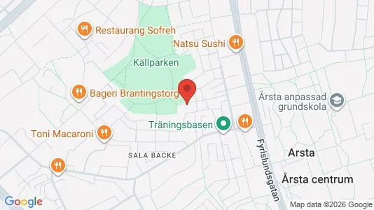 Apartments for rent i Uppsala - kort over placeringen