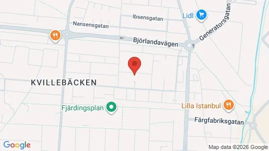 Apartments for rent i Lundby - kort over placeringen