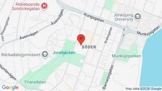 Apartments for rent i Jönköping - kort over placeringen