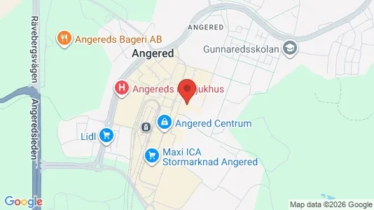 Apartments for rent i Angered - kort over placeringen