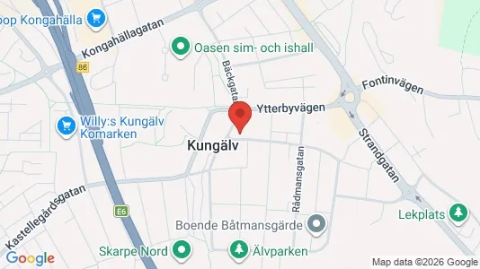 Apartments for rent i Kungälv - kort over placeringen