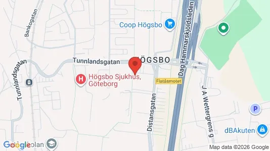 Apartments for rent i Askim-Frölunda-Högsbo - kort over placeringen