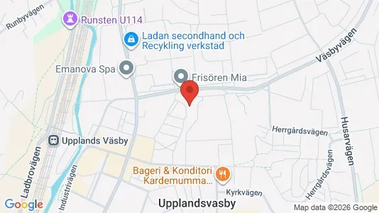 Apartments for rent i Upplands Väsby - kort over placeringen
