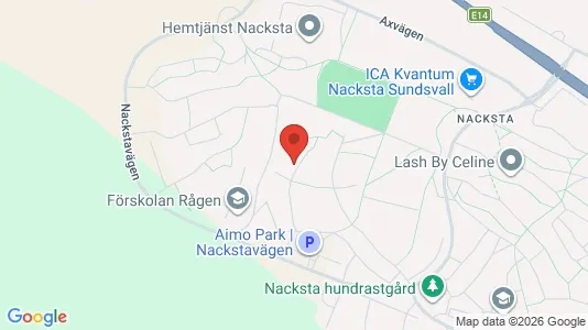 Apartments for rent i Sundsvall - kort over placeringen
