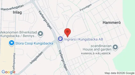 Apartments for rent i Kungsbacka - kort over placeringen
