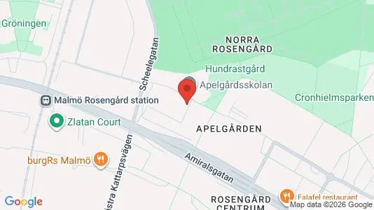 Apartments for rent i Rosengård - kort over placeringen